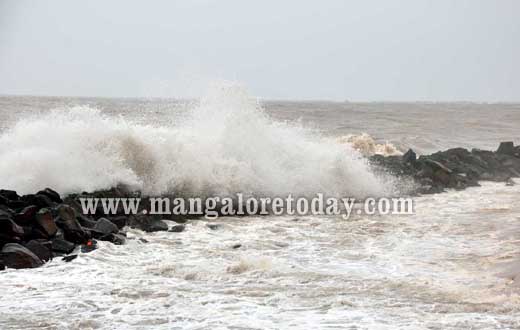Sea Erosion in Mangalore